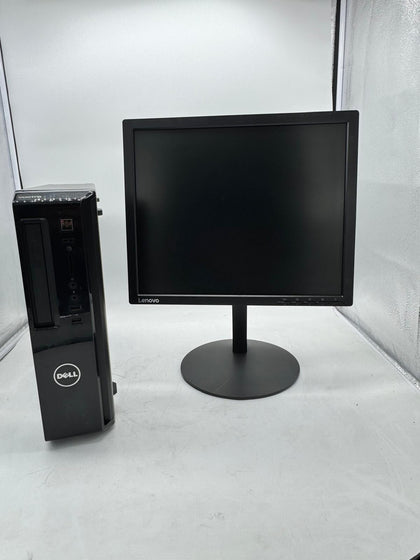 POSTAZIONE PC DESKTOP I3 RAM 8GB SSD MONITOR 17 POLLICI WIN 11 RICONDIZIONATO